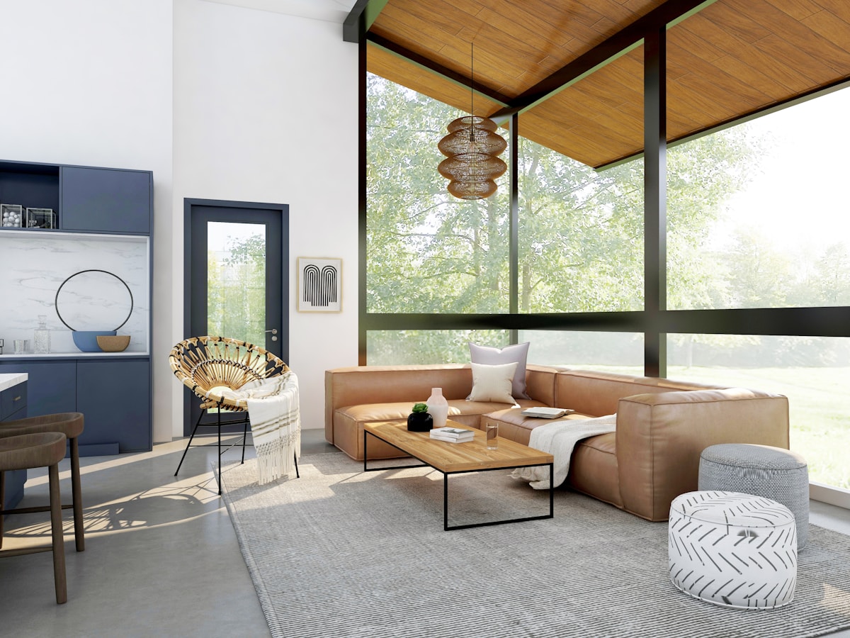Salon lumineux pour projet Smart Home