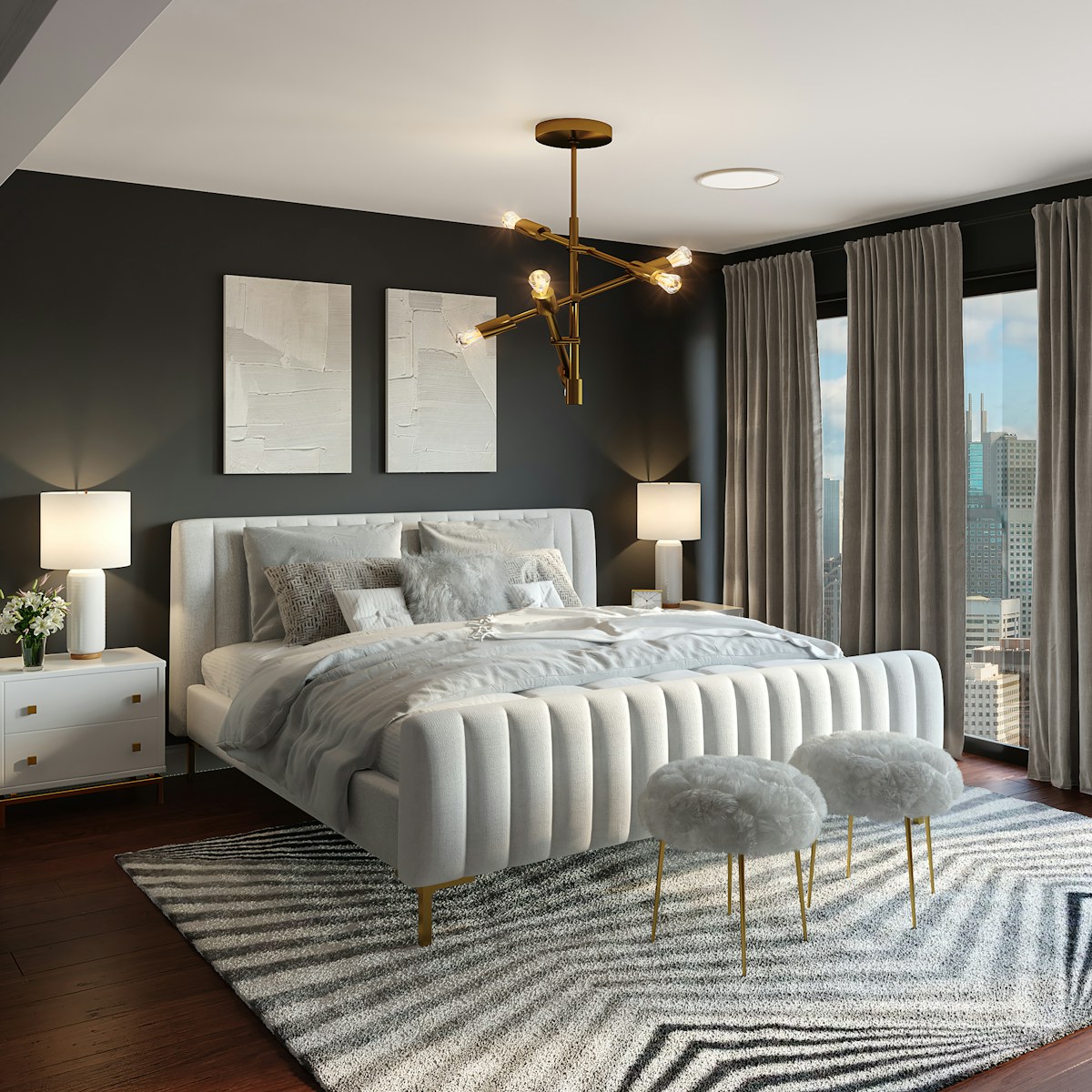 Chambre principale élégante